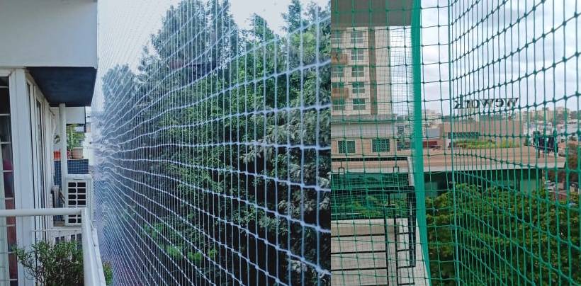 Bird Nets For Balconies In Hyderabad | Call 8247237019 Free Installation
